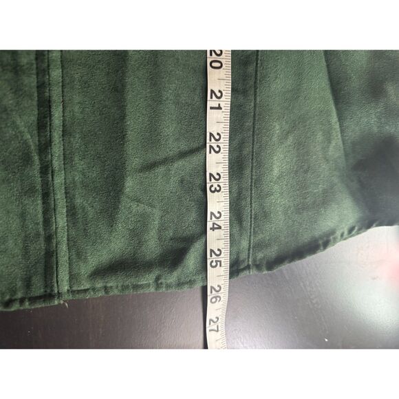 Croft & Barrow Faux Suede Zip Shirt Jacket Size M | Soft Feel | Vintage Y2K - Picture 6 of 9